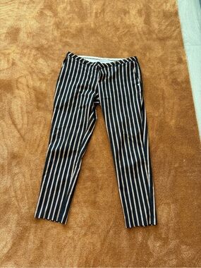 Scotch & Soda Black and Cream Vertical Stripe Chinos